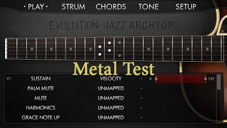 Evolution Jazz Archtop - Metal TEST Evolution Jazz Archtop - Metal TEST