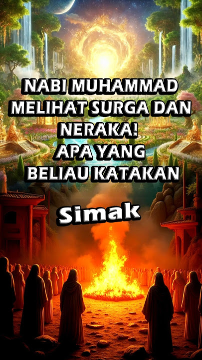 NABI MUHAMMAD MELIHAT SURGA DAN NERAKA! APA YANG BELIAU KATAKAN ?  #Surga #Neraka #IsraMiraj