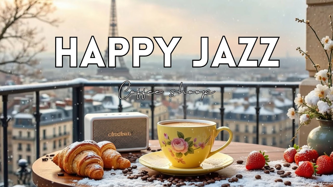 Happy February Jazz Cafe ~ Positive Winter Morning Jazz & Bossa Nova Piano for Relaxing, Working