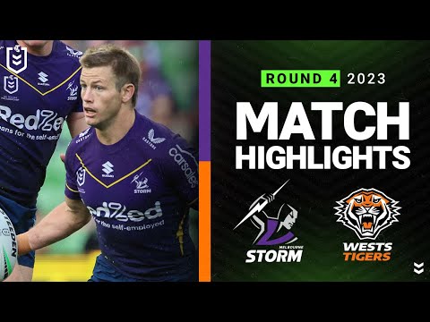 NRL 2023 | Melbourne Storm v Wests Tigers | Match Highlights