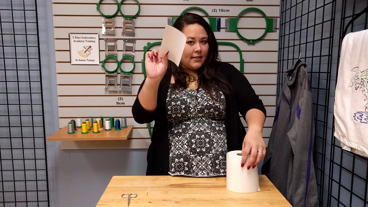 Peel & Stick Backing | Peel & Stick TearAway for Hard-to-Hoop Items