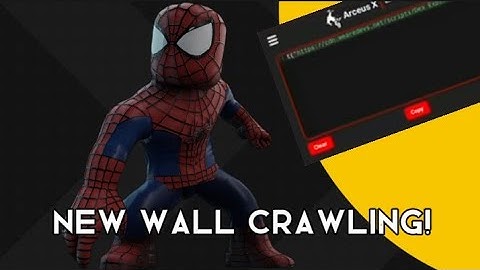 Arceus x Wall crawling script! (spider man)
