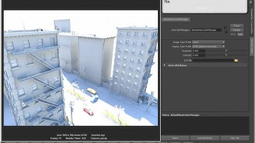 Controlling Color Profile on HDR Images Using Color Management in Render View