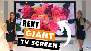 VANCOUVER TV STAND SMALL World's Largest Plasma w/TV Stand Lift