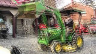 John Deere 4100 Tractor Mower Plow on EBAY