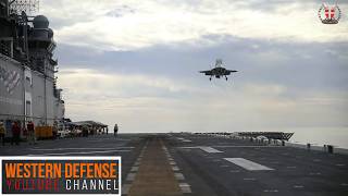 F-35C Lightning II tested at sea on the USS Abraham Lincoln