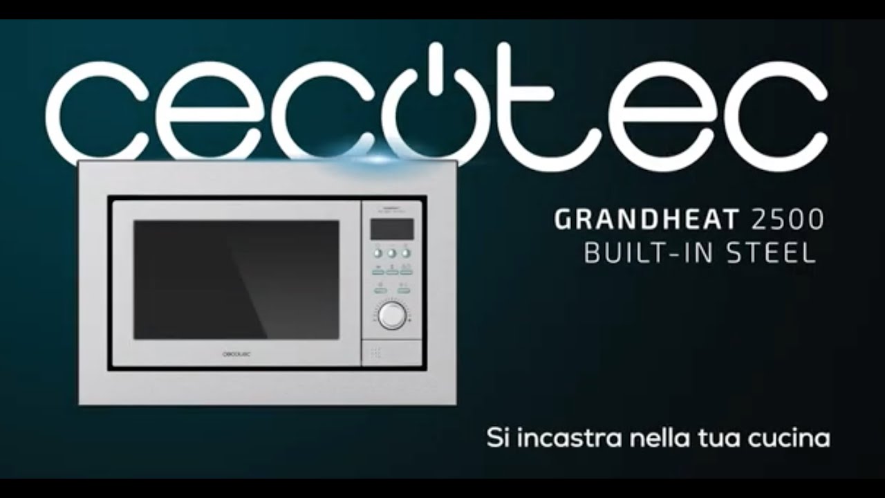 GrandHeat 2590 Built-in White Microonde a incasso digitale da 25