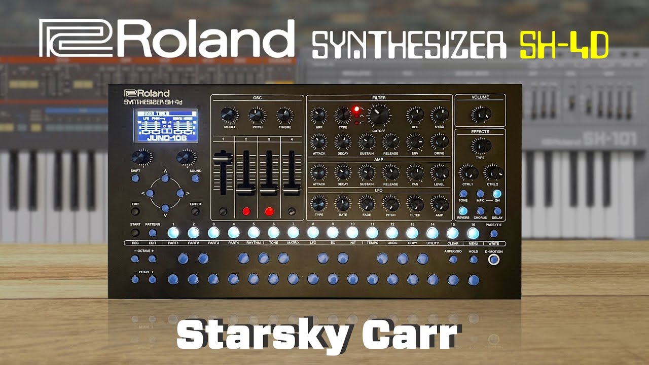 Roland SH-4d Review // A Synth Groovebox with Vintage Vibes