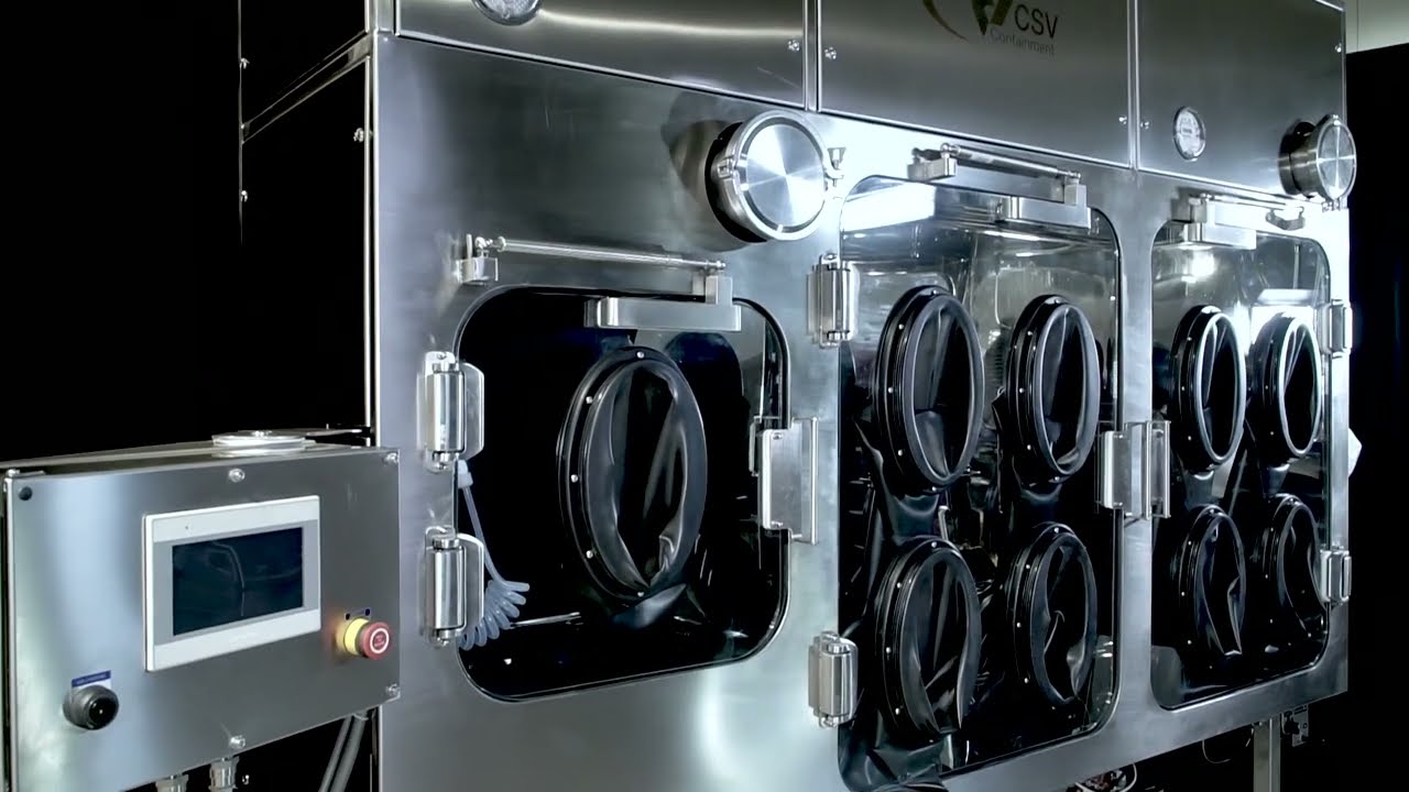 Chemical laboratory - Rigid Isolator made by CSV Containment