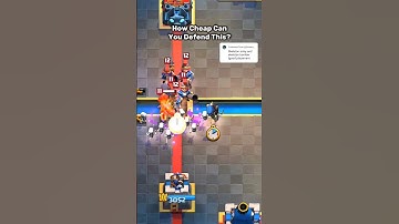 Can Skarmy+Bomber Defend This!🤔💀 #clashroyale #rizkigameon #bome #guess