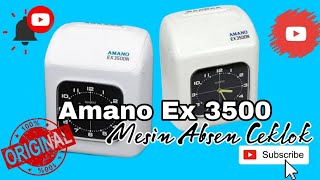 Tutorial Setting Amano 3500N