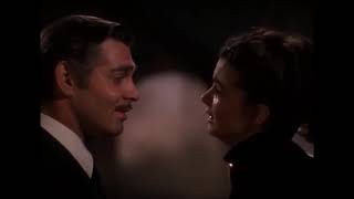 Celebrity Gone with the Wind 1939 "Frankly my dear, i don't give a Damm" Rhett leaves Scarlett scene Profile