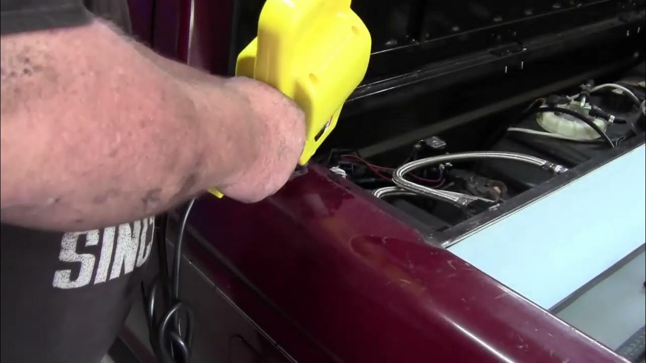 Harbor Freight Stud Welder Dent Puller and Shaving Stake Pockets in The