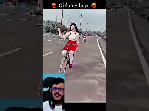 girl vs boys cycle stunt #surfing #shorts #youtubeshorts #cyclestunt #wheelie #cyclelife #rider