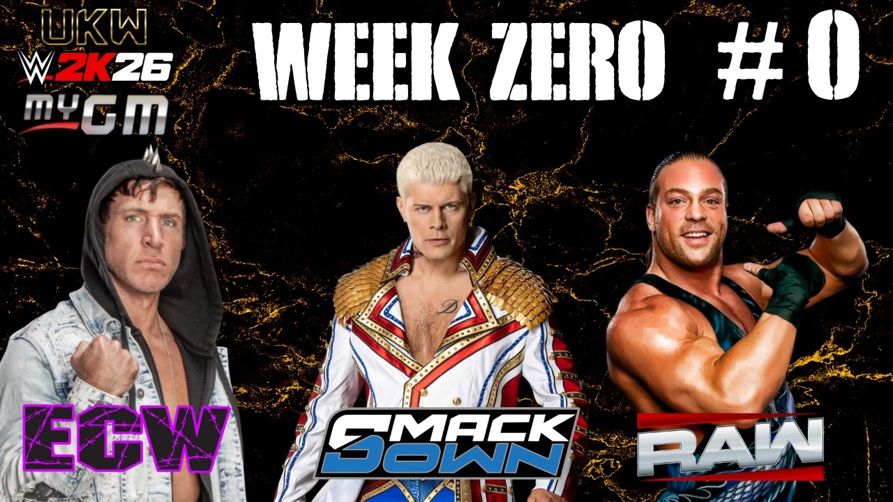 WWE 2K26 | 3-Player MyGM | Episode 0 | The Draft