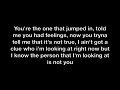 I Just Wanna Know- NF Lyrics