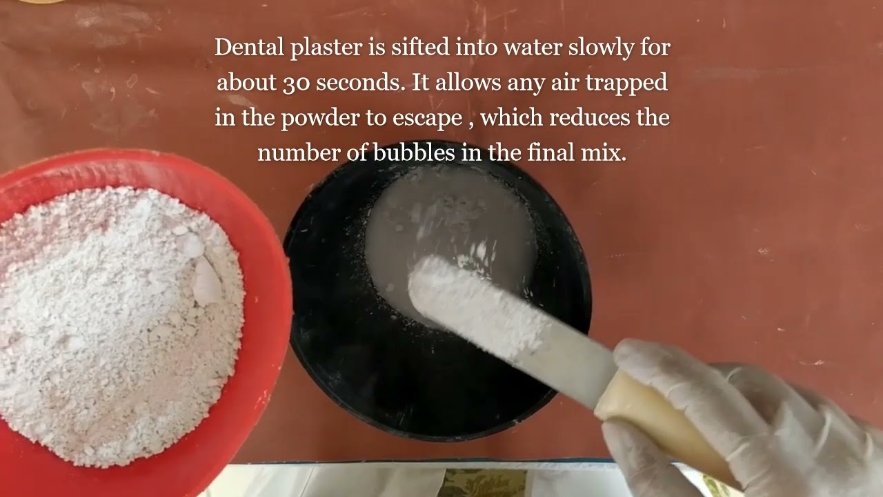Dental Plaster | Manipulation of Dental Plaster | Dental Materials | Gypsum products
