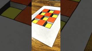 Easy and unique 3D illusion drawing #shorts #yt shorts#drawing