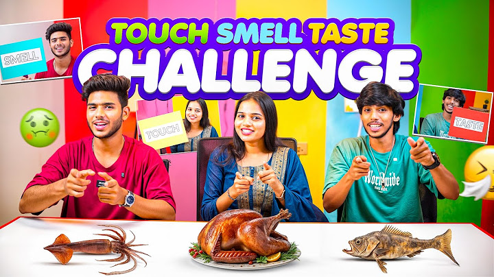 Who Got the Worst One ?!!!🤯🤔TOUCH vs SMELL vs TASTE Challenge🤮🤢#nrfm #challenge
