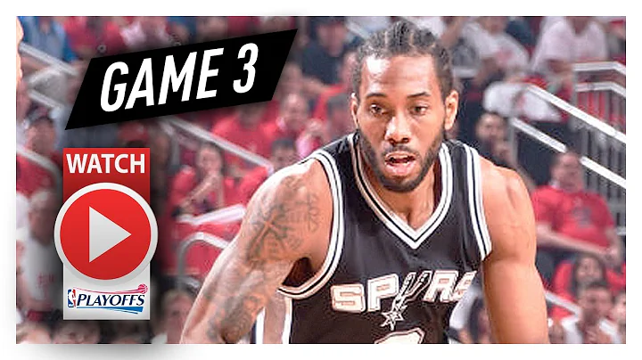 Kawhi Leonard Game 3 WCSF Highlights vs Rockets 20...
