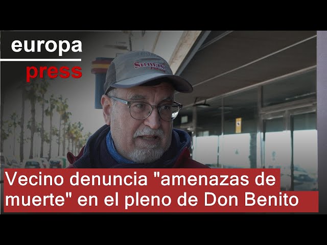Vecino Don Benito denuncia 