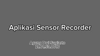 Aplikasi SQLite Buku tamu, Aplikasi GPS dan Accelerometer sensor dan Aplikasi sensor recorder screenshot 5