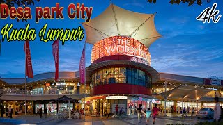The Waterfront Desa Park City Kuala Lumpur | Walk Tour Of Desa Park City Kuala Lumpur | 4K Malaysia