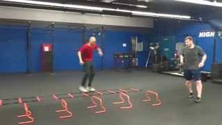 [Agility] Hip Flips + 180 Hurdle Jumps