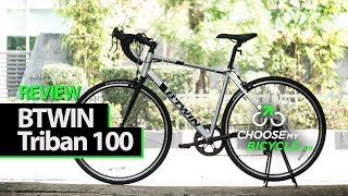 btwin triban 100 road bike review