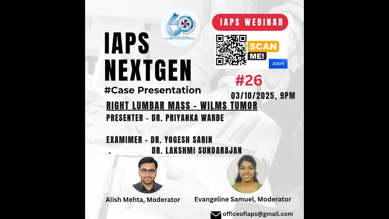 IAPS NextGen #26, Wilms Tumor