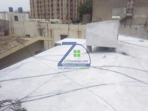 Roof Heat and Waterproofing done at Nomi Ansari Studio, Clifton