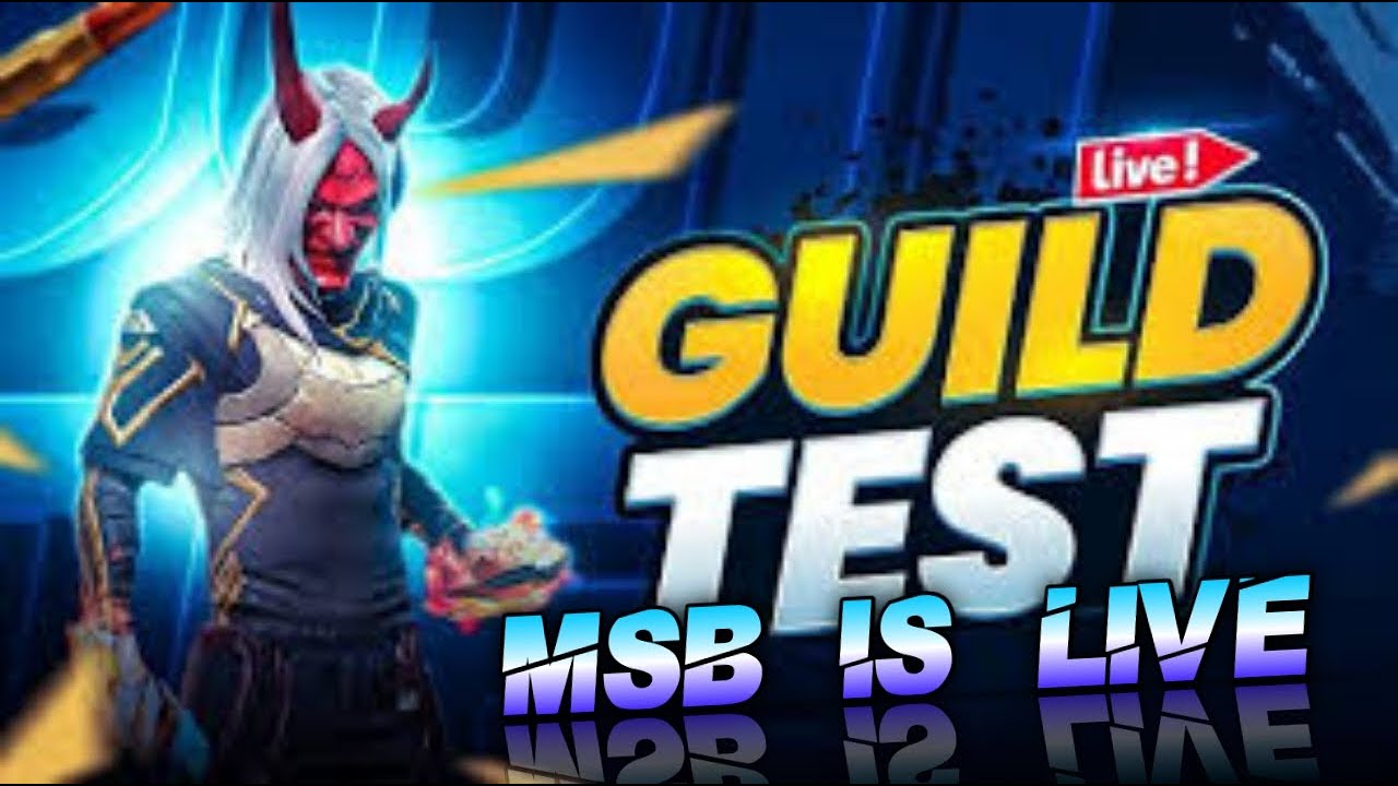 FREE FIRE LIVE GUILD TEST 1 VS 2 MSB LIVE #freefire #freefirelive # ...