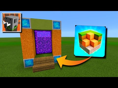 How To Make A Portal To Block Craft 3D Dimension in Craftsman: Building Craft