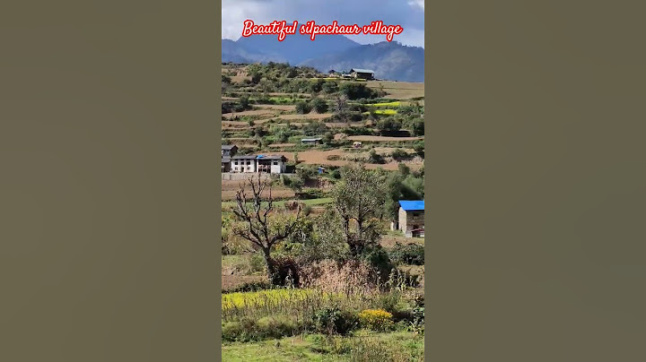 Beautiful silpachaur village JAJArkot earthquake epicentre