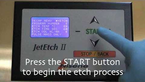 The Nisene Technology Group JetEtch Decapsulation System