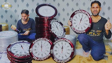 Amazing Process of Making Handmade Beautiful Wall Clock