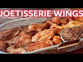 Joetisserie Wings with Napoleon Basket - Kamado Joe Classic 2 Chicken Wings