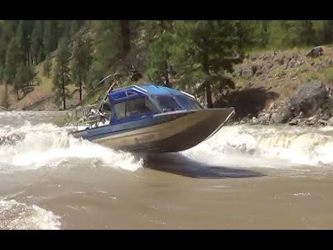 idaho viking: jet boat salmon river shoup gauntlet - youtube