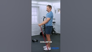 Sculpt Arms & Abs: Band Hammer Curl to Forward Press! 🔥