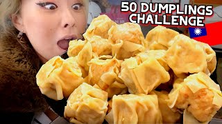 DUMPLING CHALLENGE in Tawain + RECORD CHALLENGE?! #RainaisCrazy