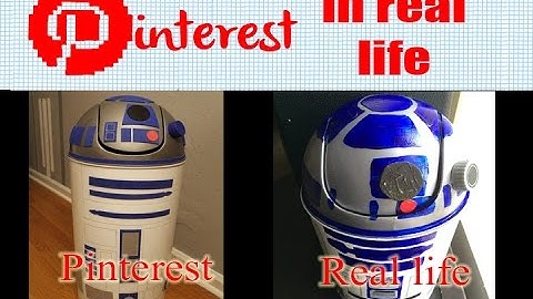 DIY R2D2 Trash Can - Pinterest in Real Life