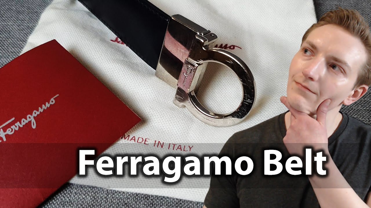 Salvatore Ferragamo Tonal Gancini Buckle Belt