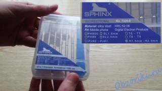 Обзор набора отверток SPHINX 7339B 12 в 1