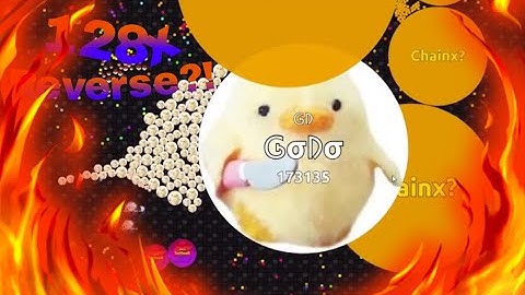 Agma.io - Biggest 128x reverse?!