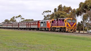 40 YEAR OLD DIESEL PASSENGER LOCOS on the Freight Only Geelong Line