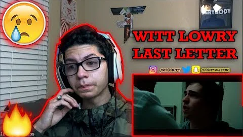 Witt Lowry - Last Letter (Official Music Video) REACTION! *I Cried...Again*