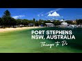 Port stephens nsw australie choses  faire itinraire complet