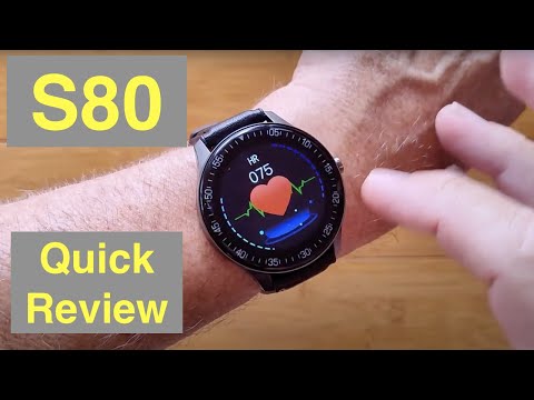 SENBONO S80 IP67 Waterproof Bluetooth 5.0 Blood Pressure Premium Sports Smartwatch: Quick Overview