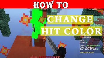How to change the hit color in lunar client! | Tutorial