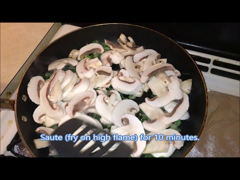 Creamy Garlic Mushroom Cheese Recipe One Pan Recipe with Garlic Mushroom Cheese and Herb Sauce